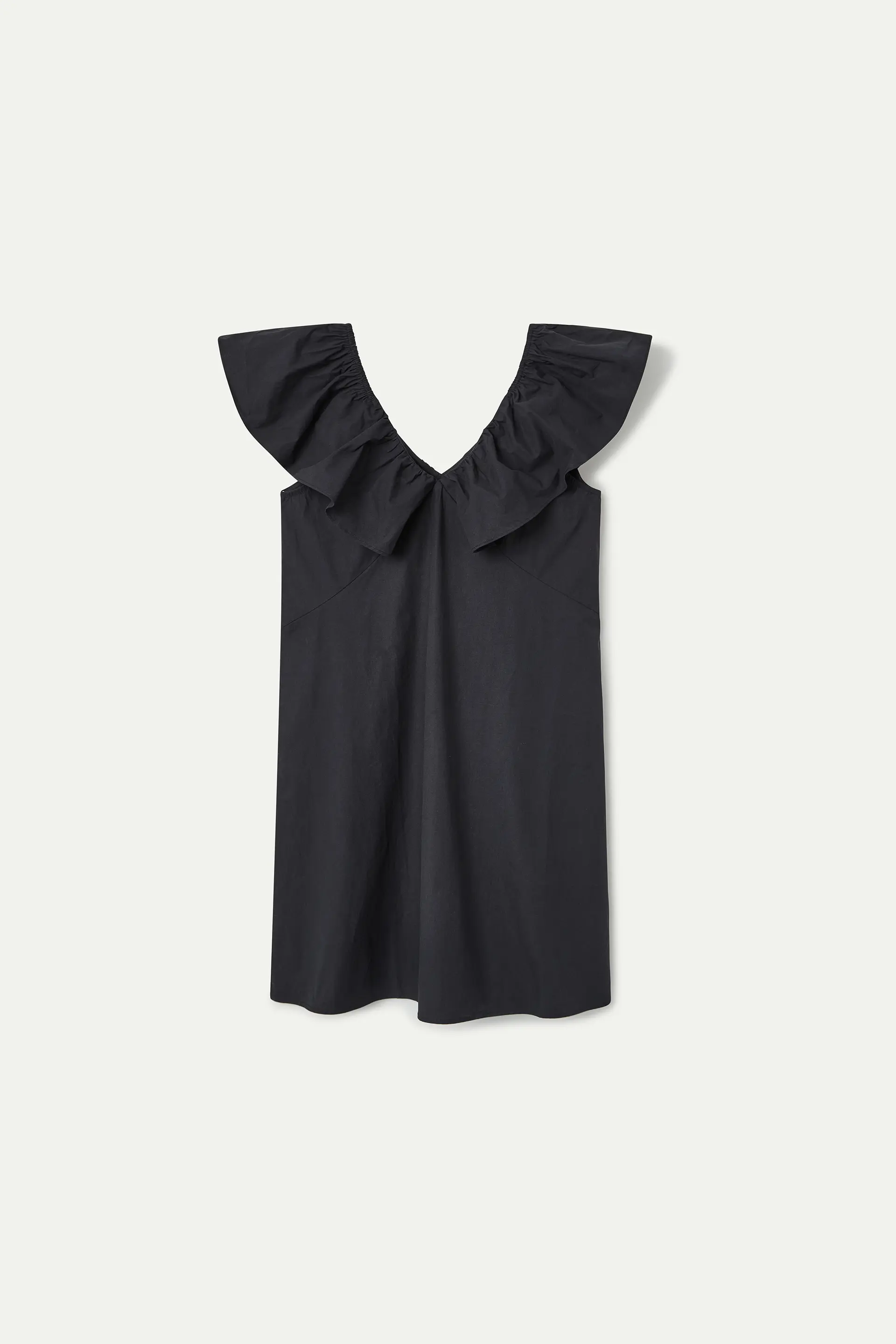 Vestido corto negro 100% algodón - Image 2