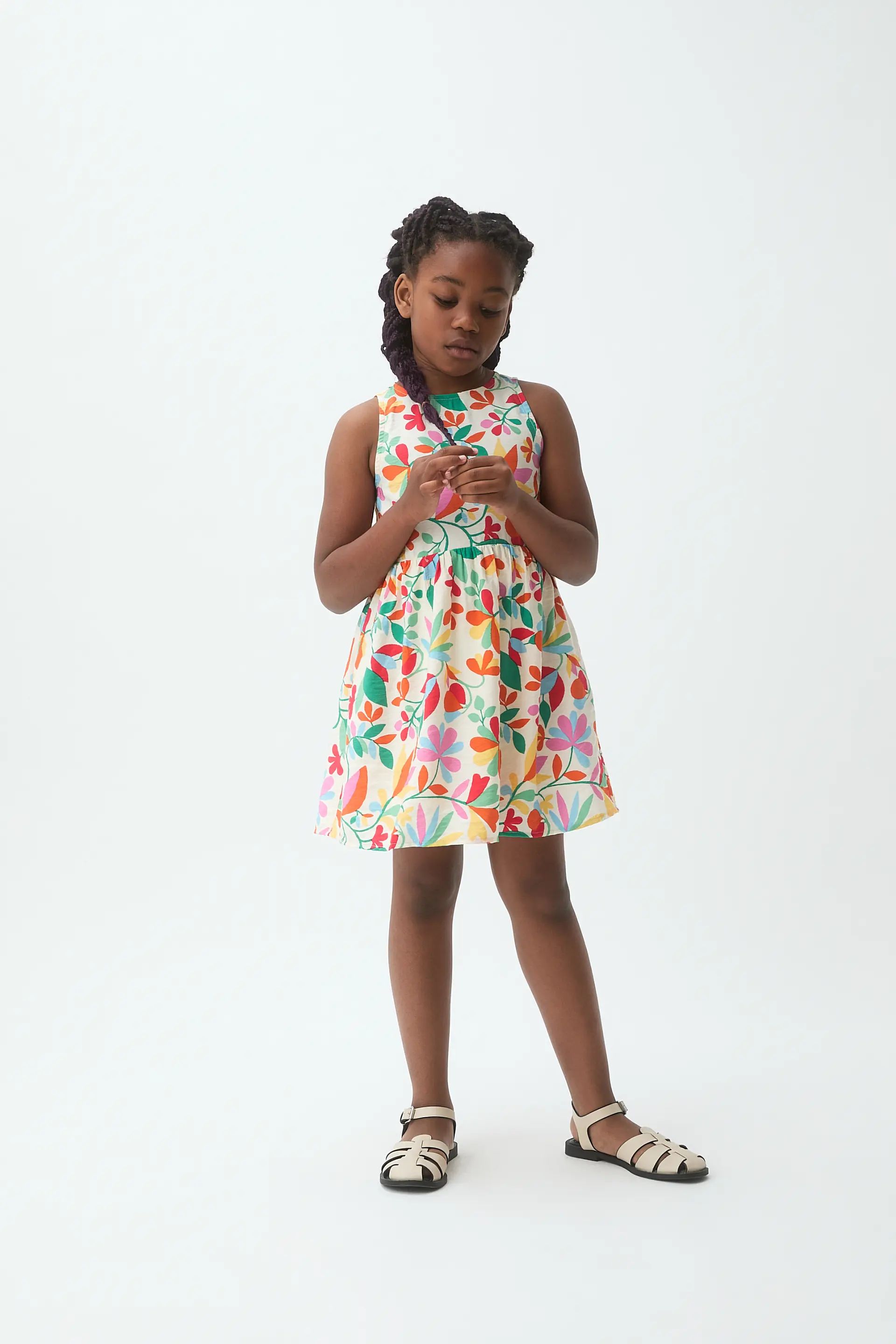 Vestido de niña con estampado Lotto