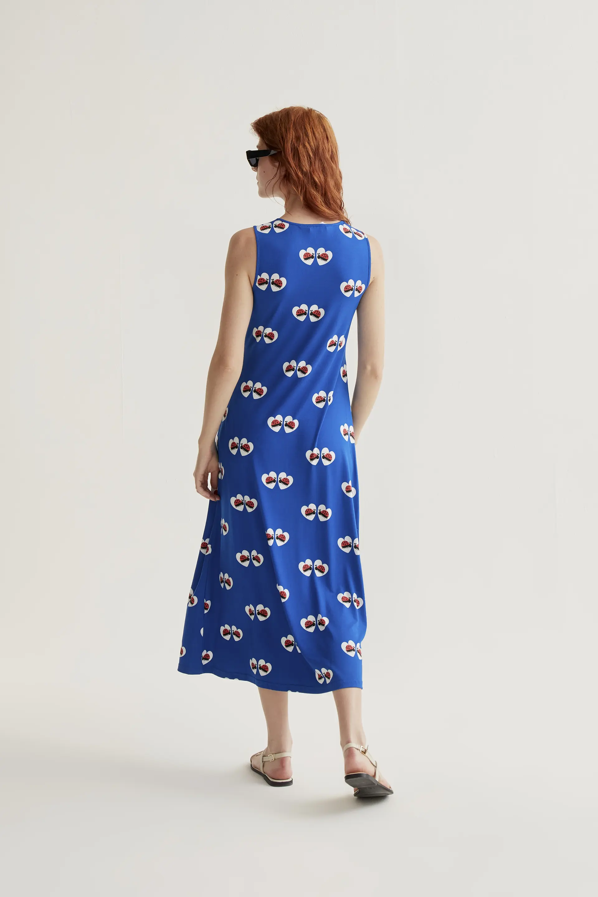 Vestido largo con estampado Coccinella - Image 3