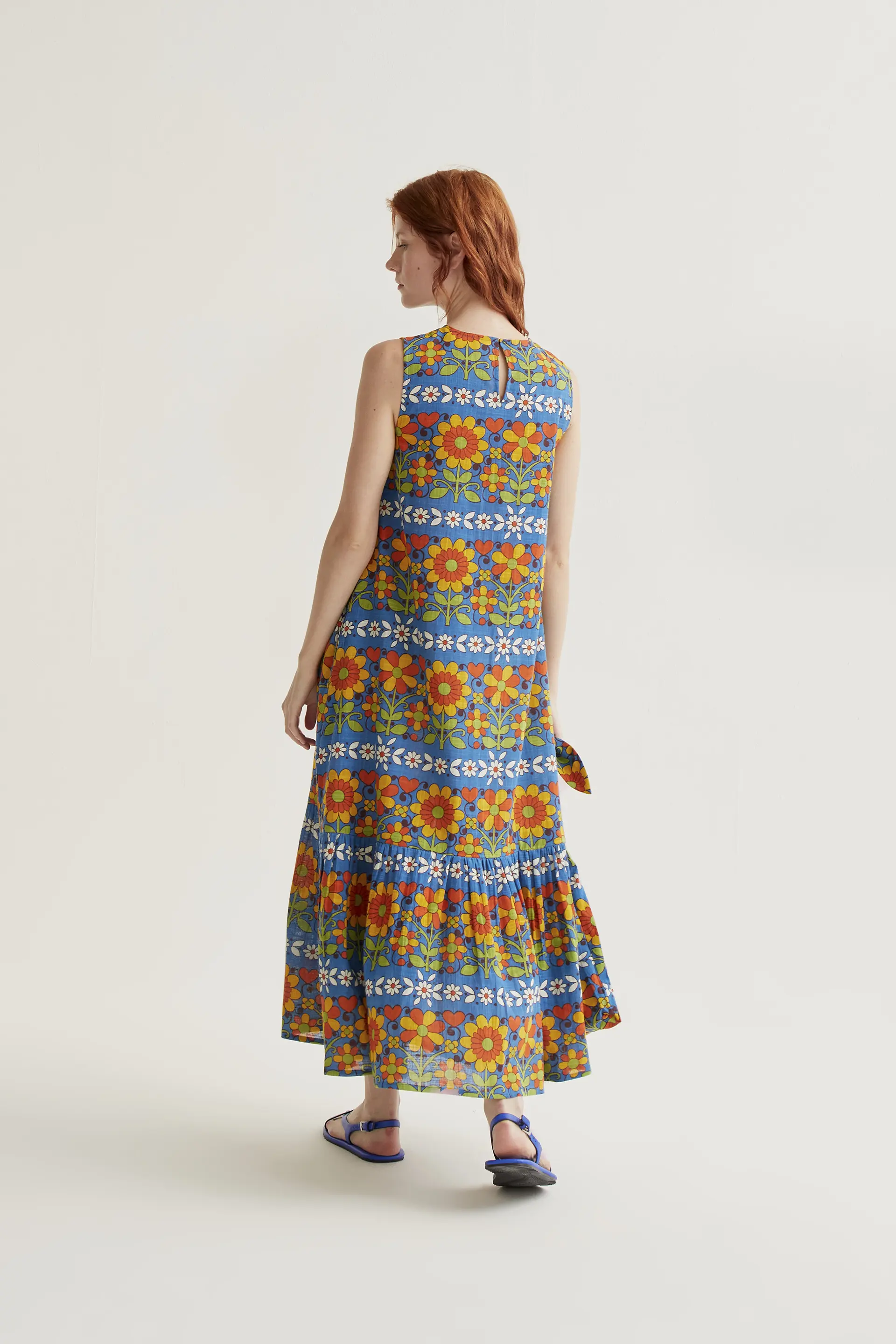 Vestido largo con estampado Garden - Image 3