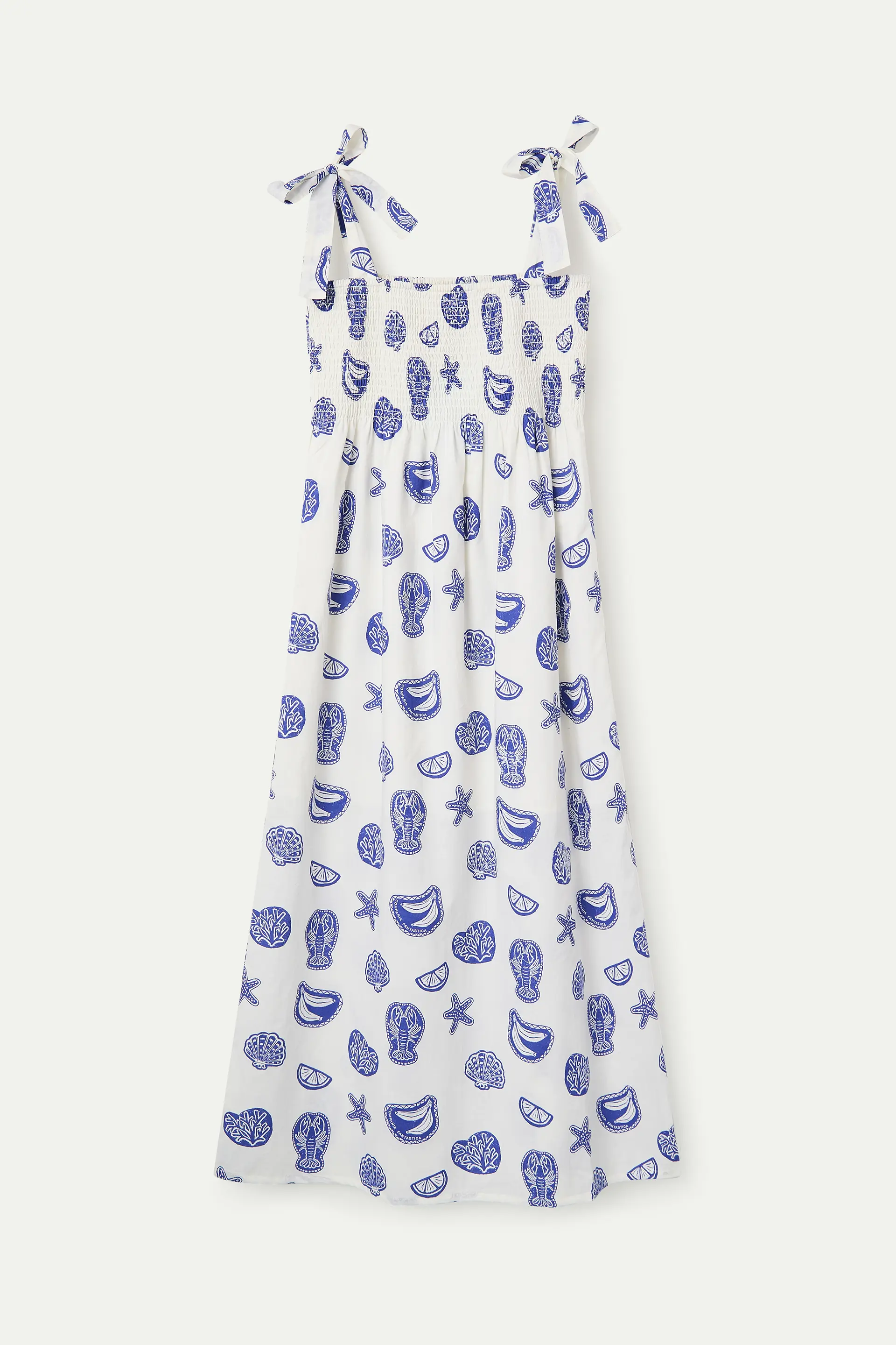 Vestido largo con estampado Lobster - Image 2