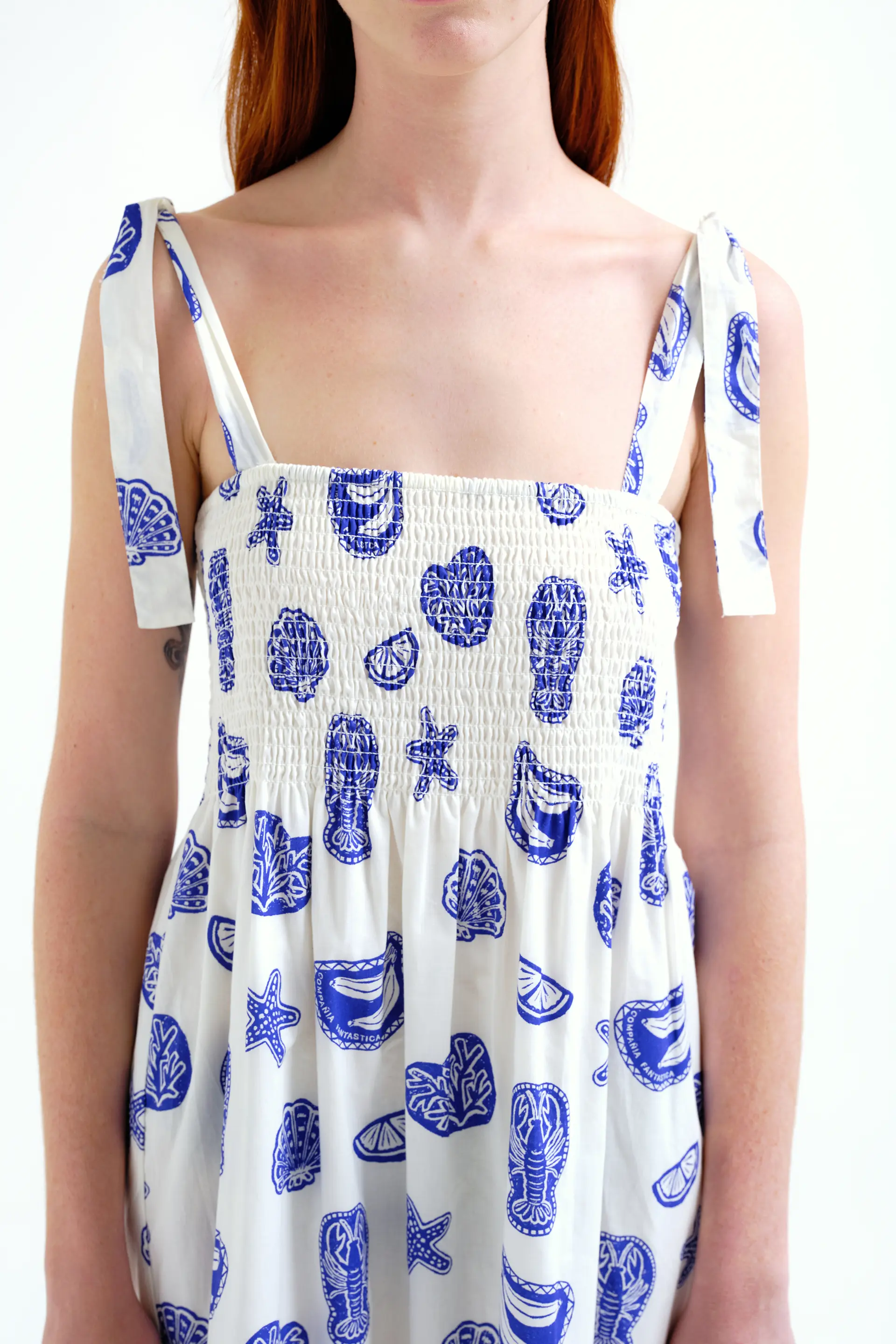 Vestido largo con estampado Lobster - Image 4