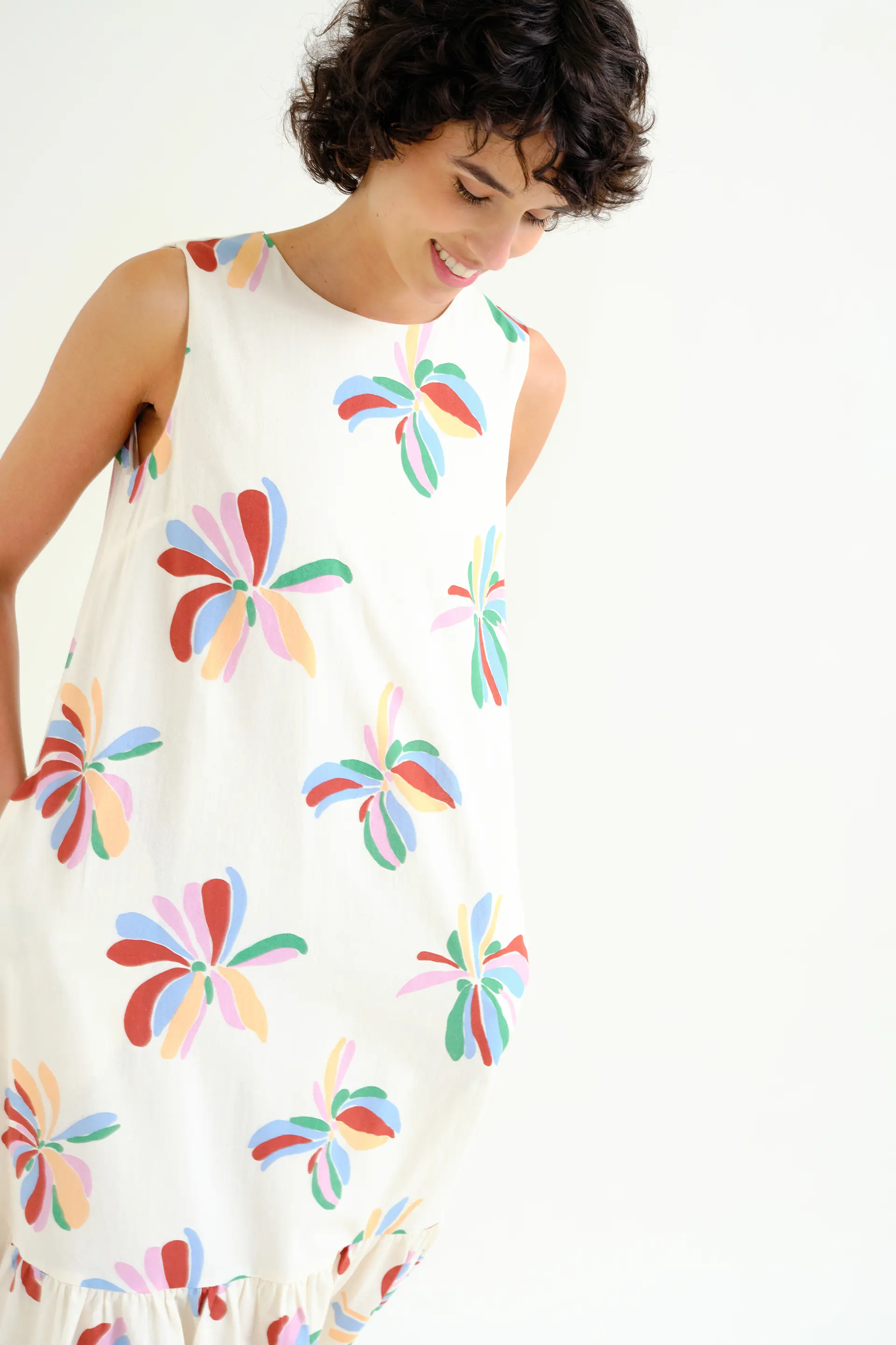 Vestido largo con estampado Monarda - Image 5