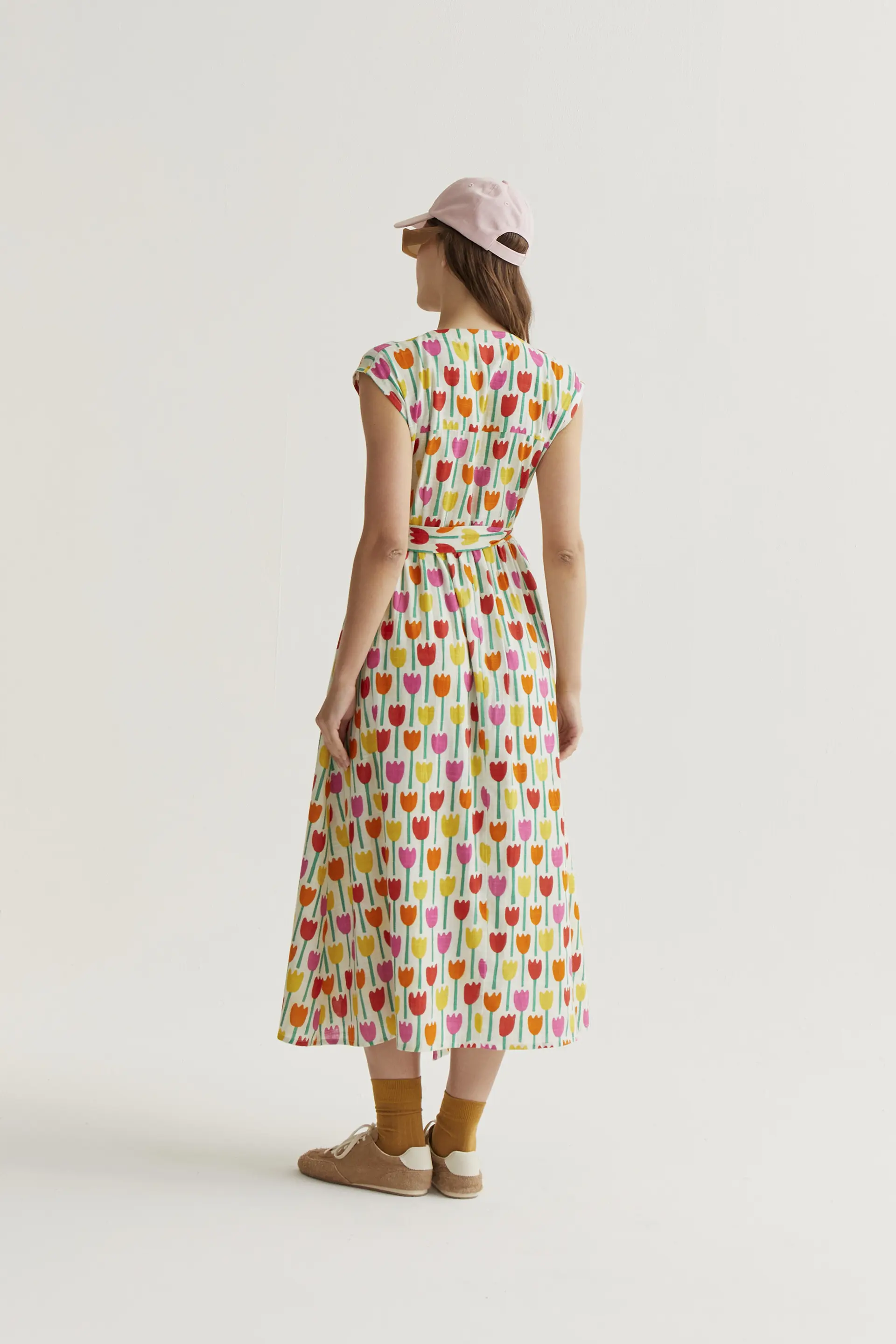 Vestido largo con estampado Tulipa - Image 3
