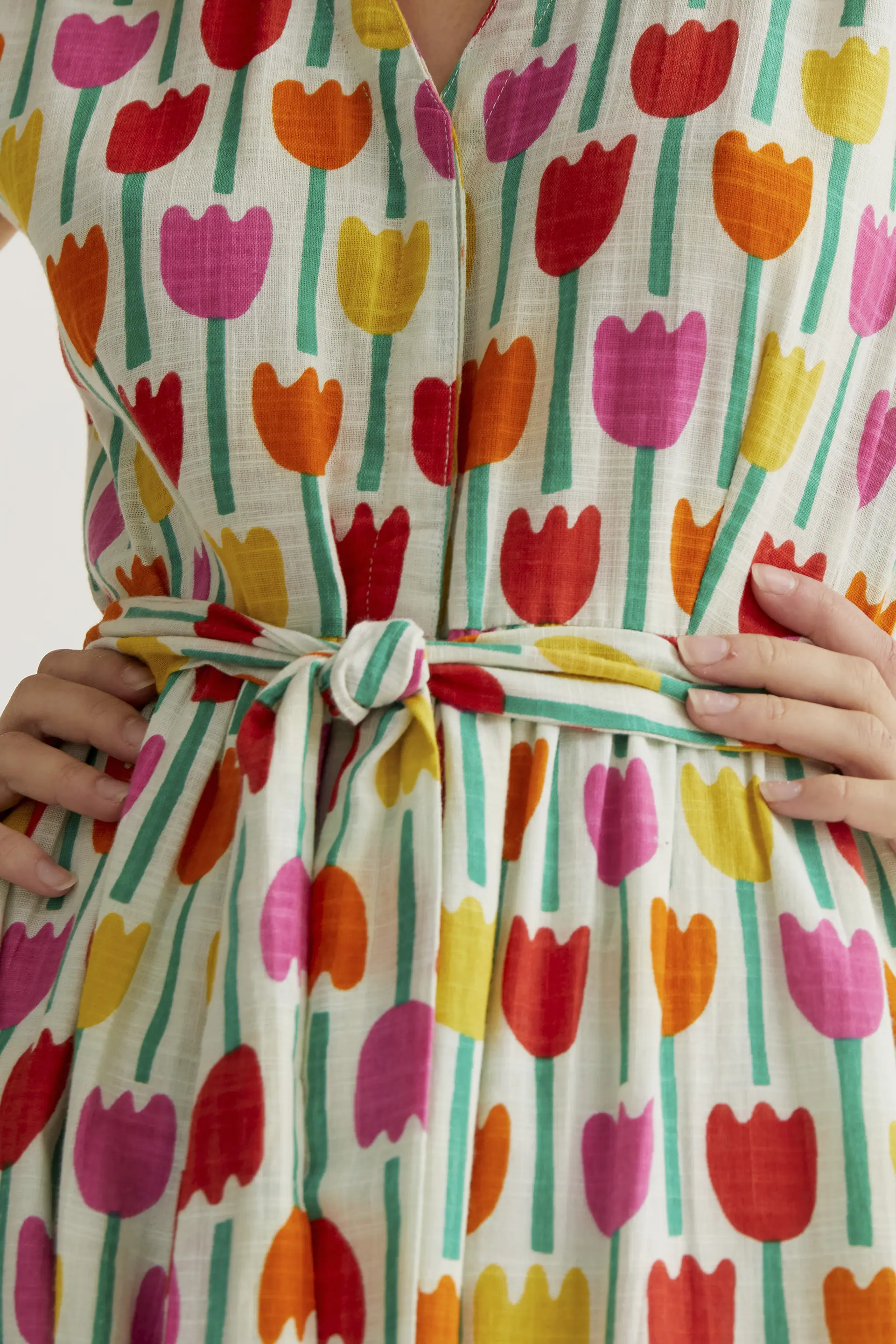 Vestido largo con estampado Tulipa - Image 4