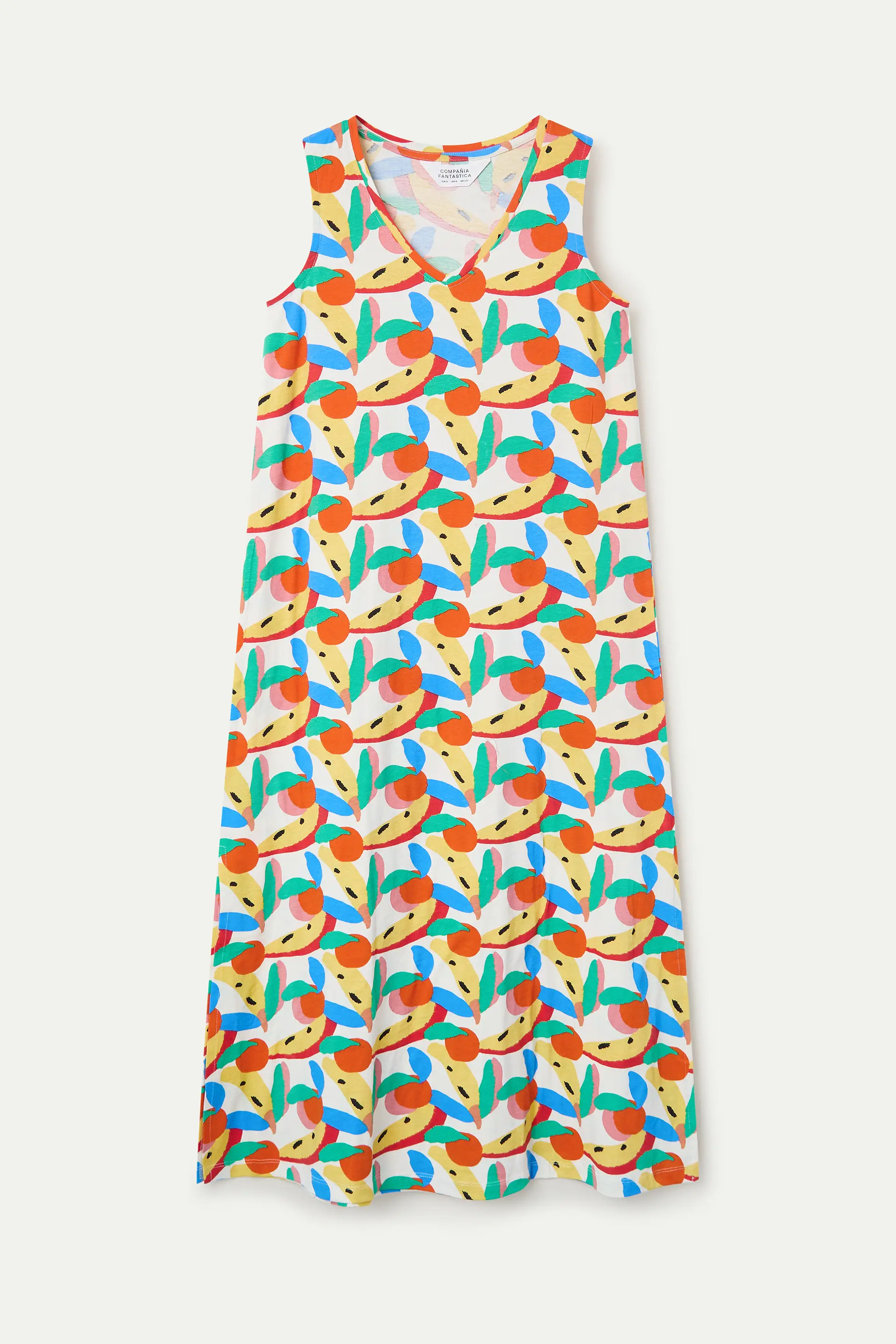 Vestido largo con estampado Tutti Frutti Small - Image 2
