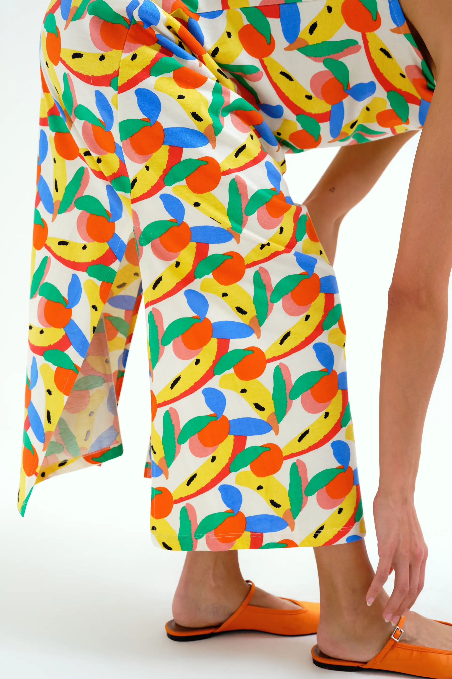 Vestido largo con estampado Tutti Frutti Small - Image 4