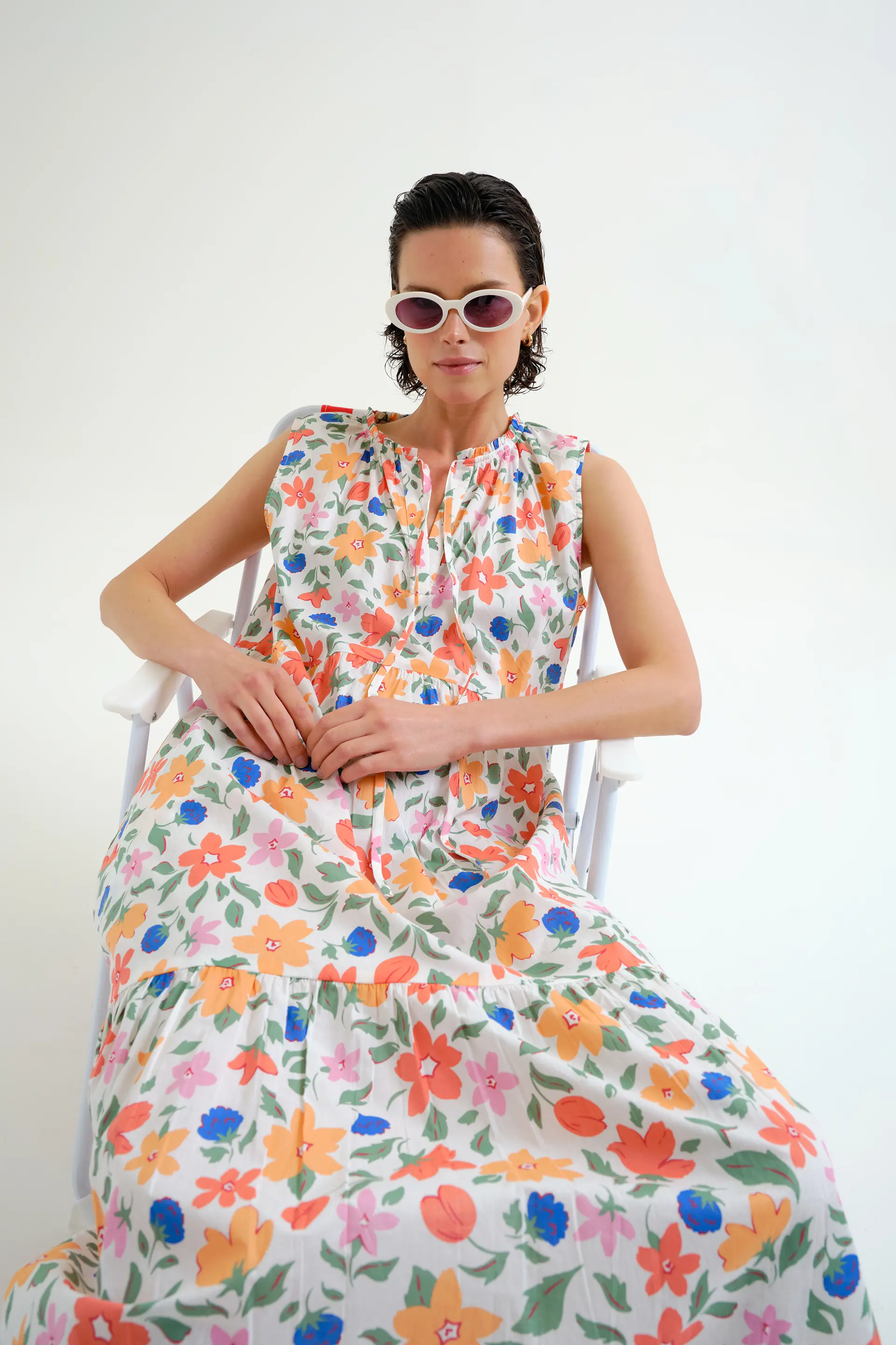 Vestido largo playero con estampado Lily Big - Image 5