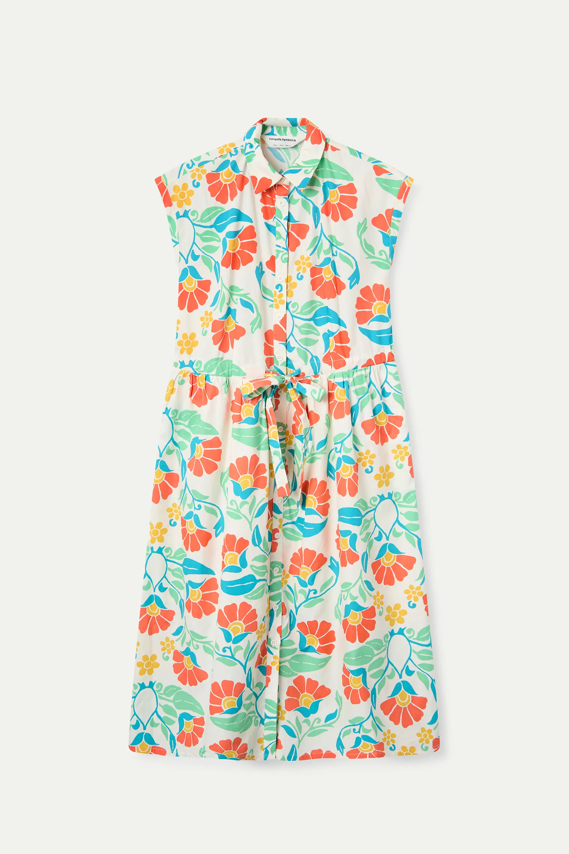 Vestido midi con estampado Big Royal - Image 2