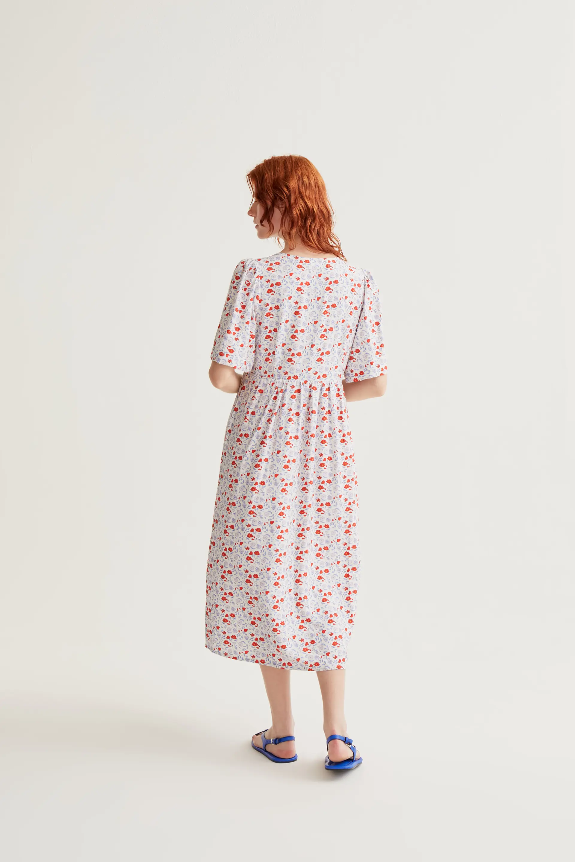 Vestido midi con estampado Cute - Image 3