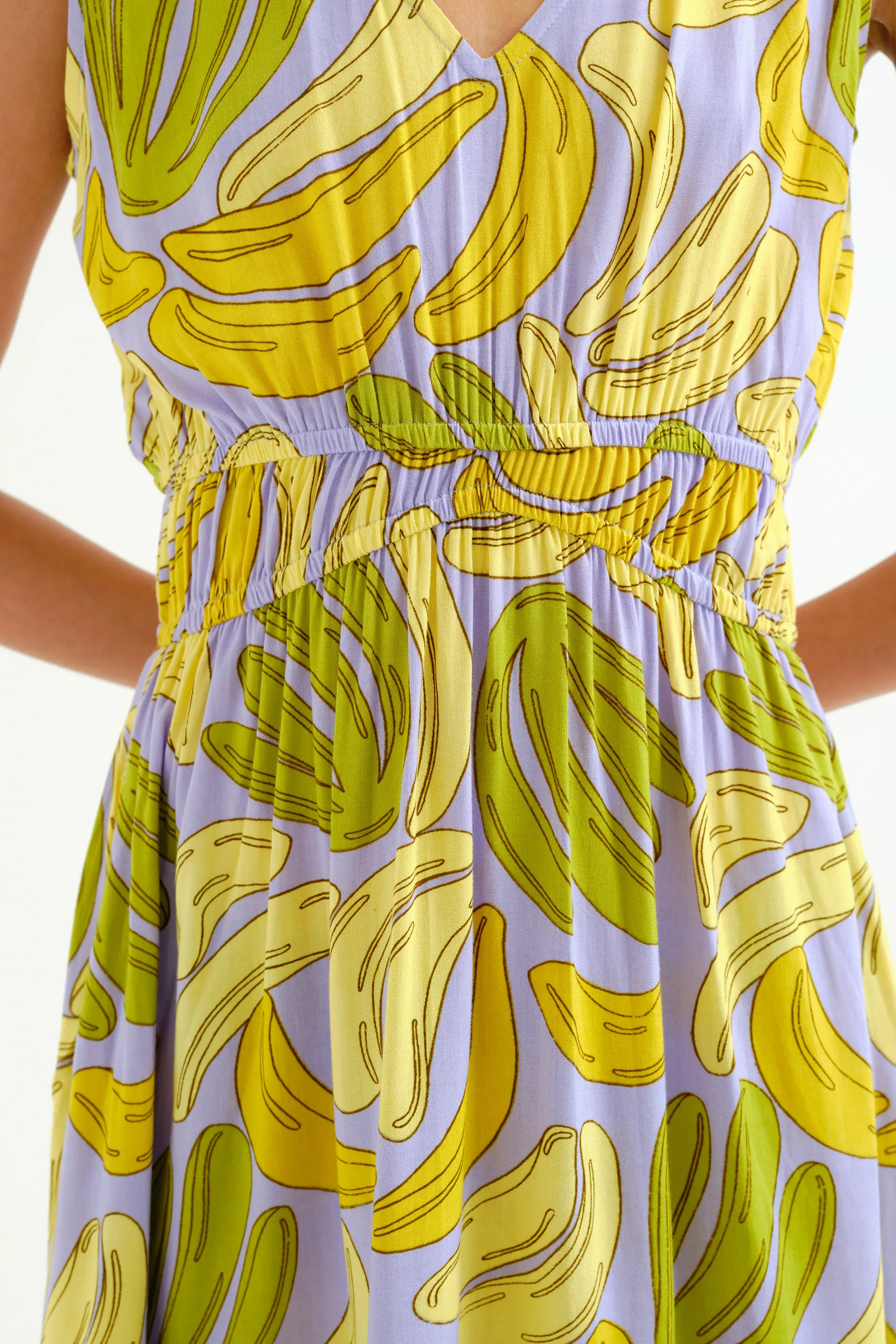 Vestido midi con estampado Guineo - Image 4