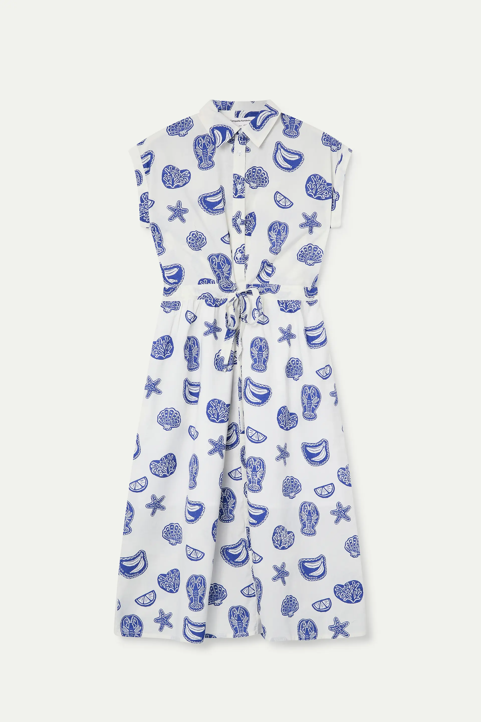 Vestido midi con estampado Lobster - Image 2