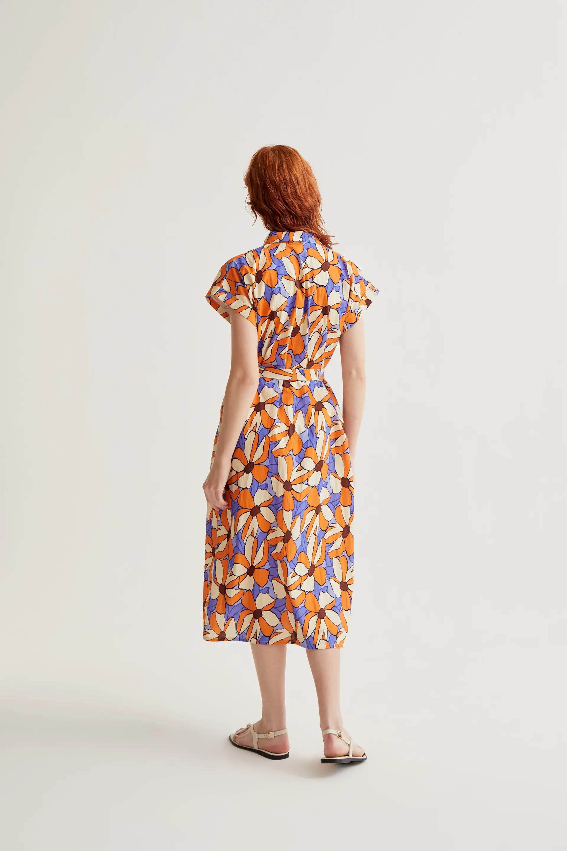 Vestido midi con estampado Marigold - Image 3