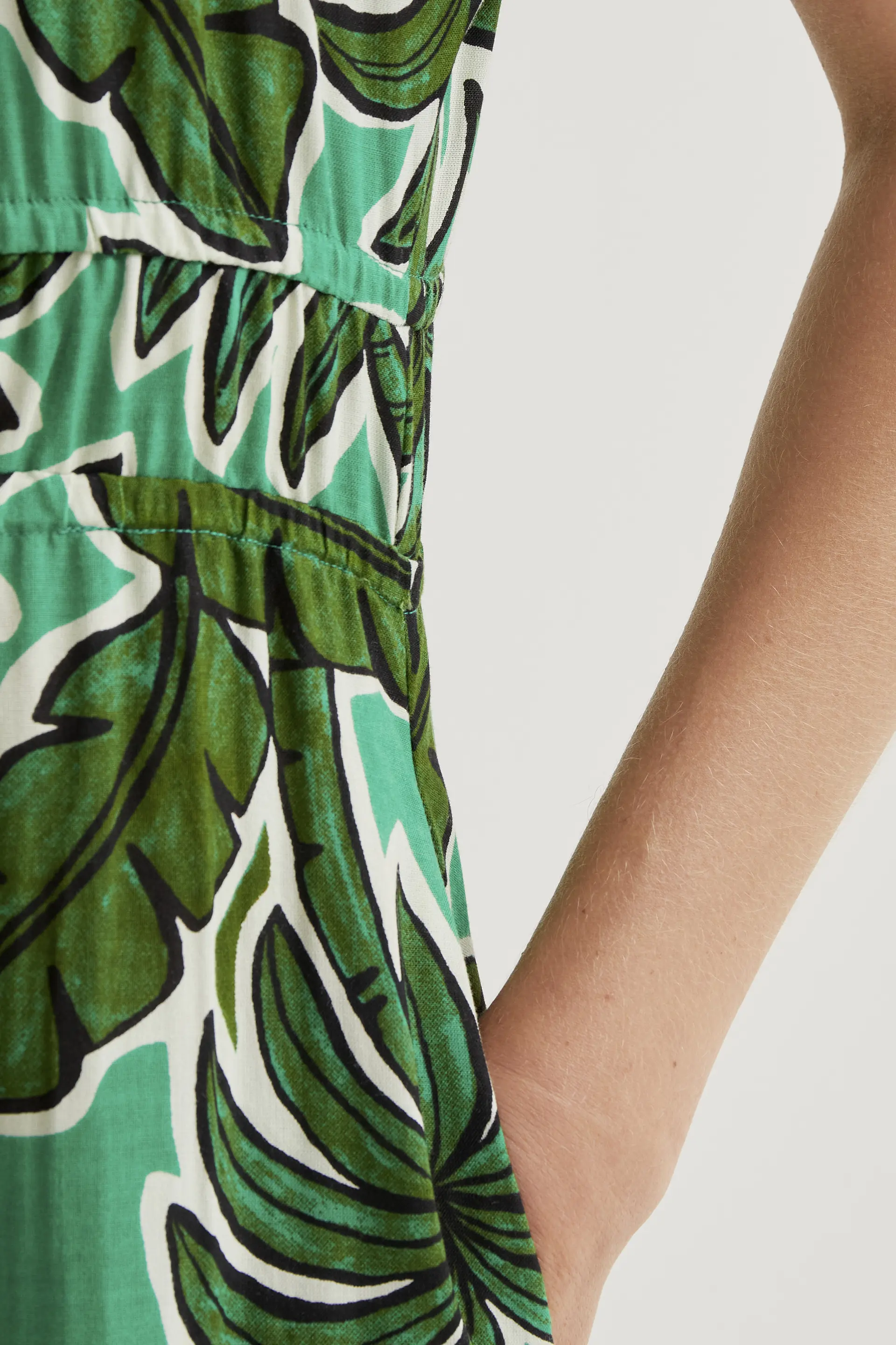Vestido midi con estampado Palm Tree - Image 4