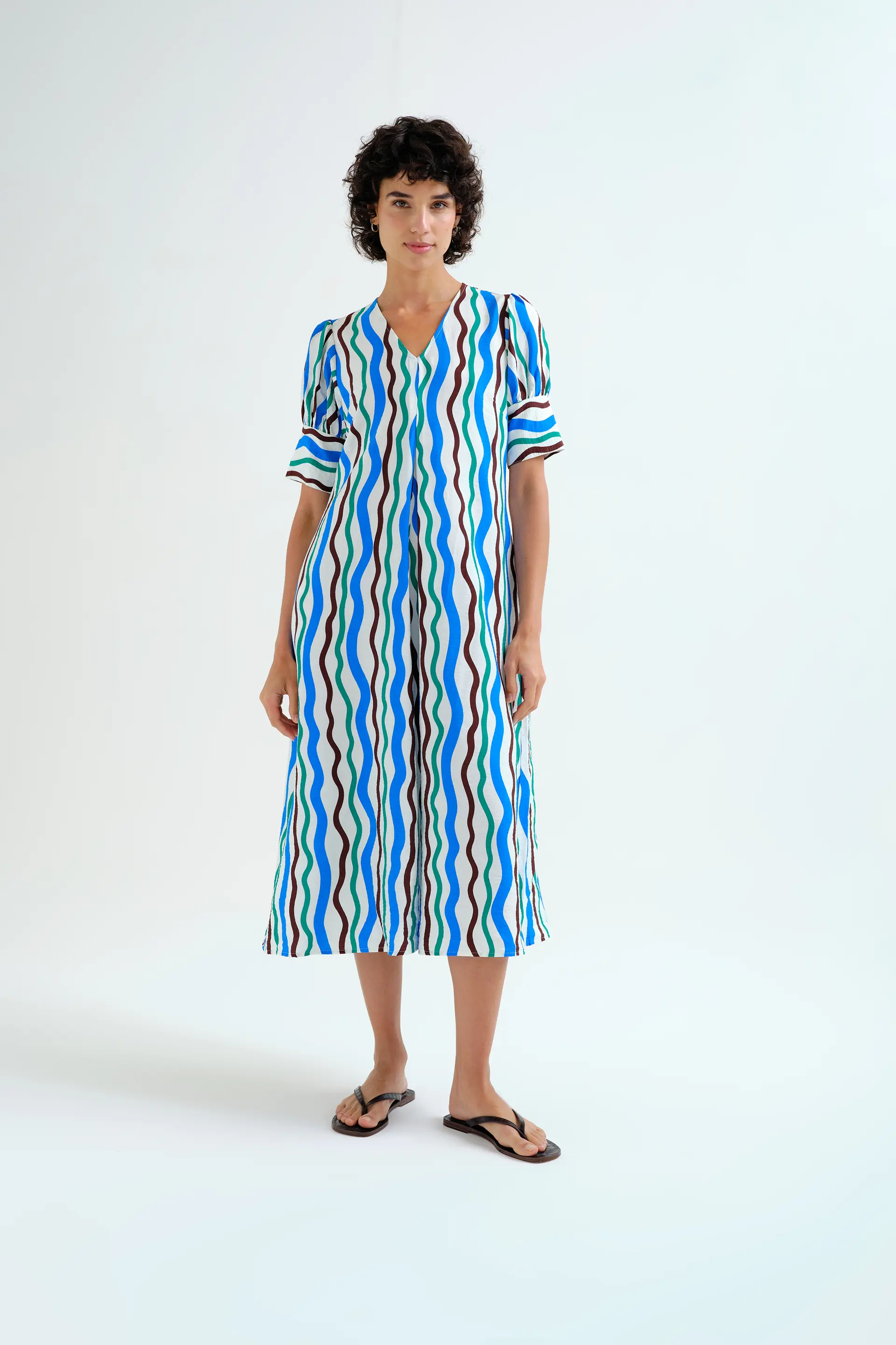 Vestido midi con estampado Sea & Mountain