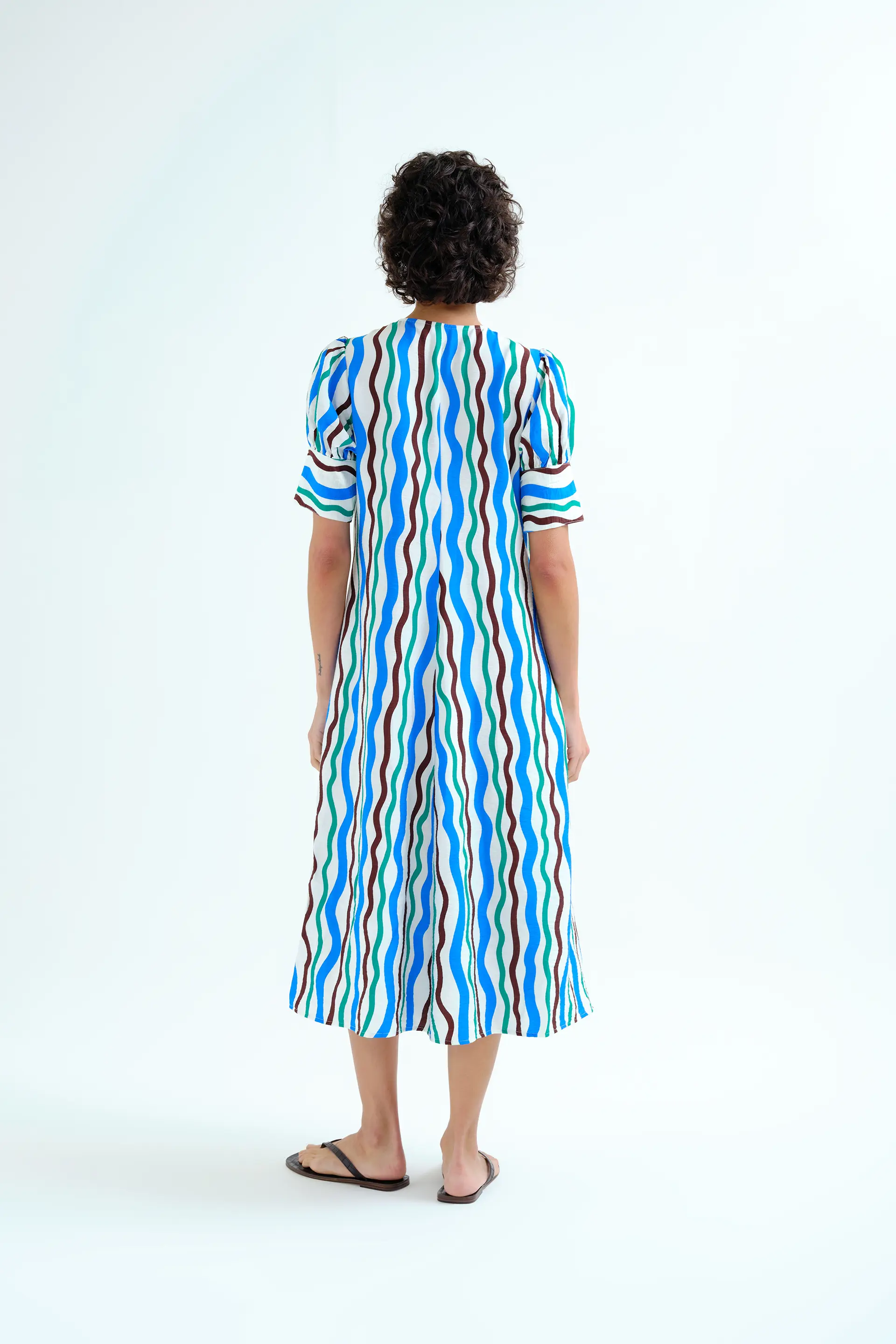 Vestido midi con estampado Sea & Mountain - Image 3