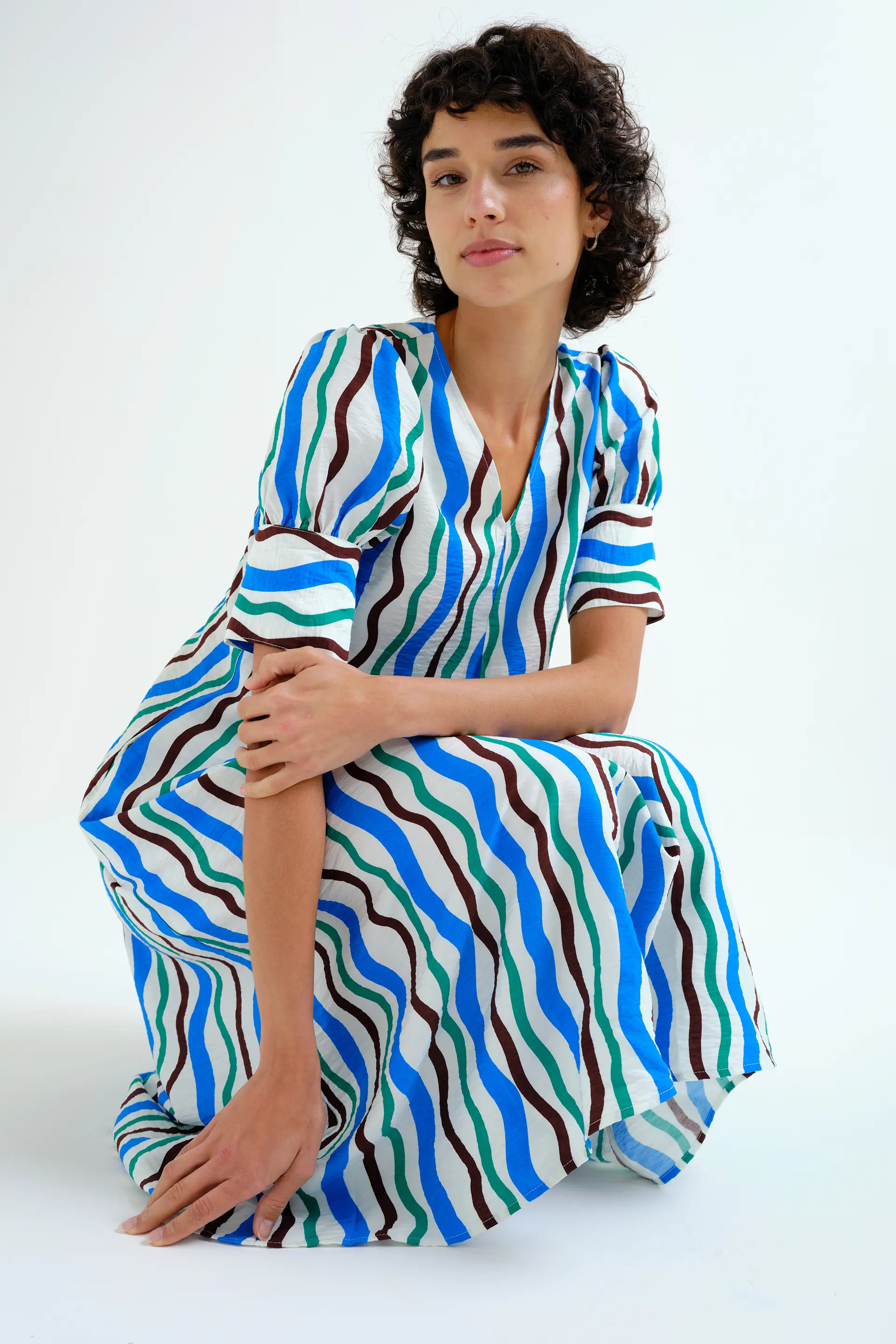 Vestido midi con estampado Sea & Mountain - Image 5